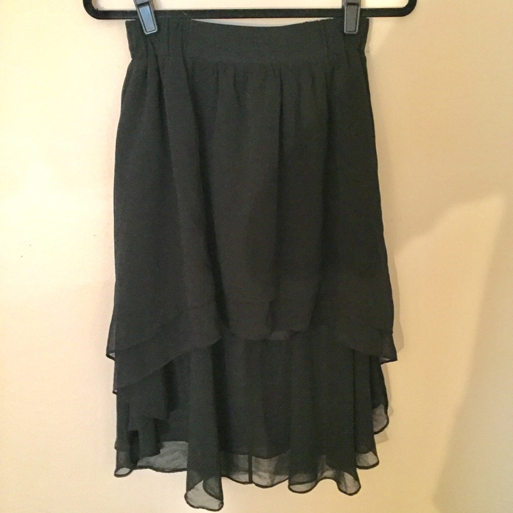 Anthropologie Staring at Stars High-Low Skirt Sm